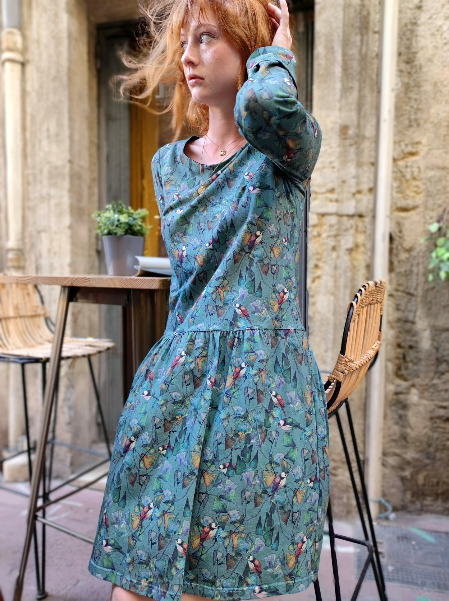 SPECIAL - Robe Juliette BIO - Ginko birds
