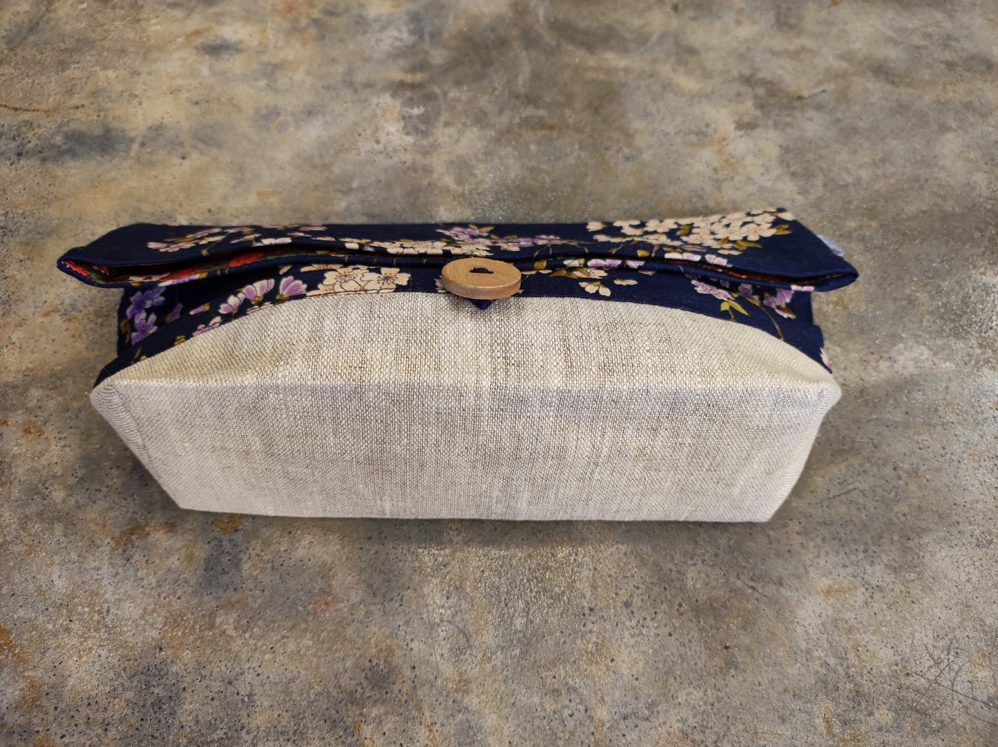 DERNIERE CHANCE - Trousse japonaise Sakura bleu