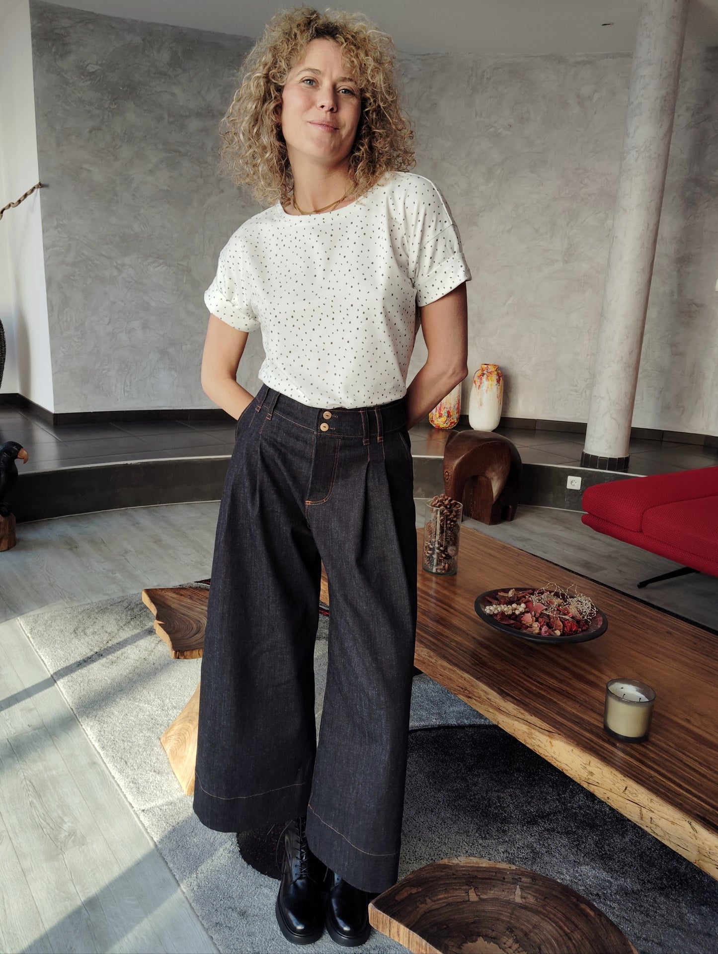 Tee-shirt Louisa pois