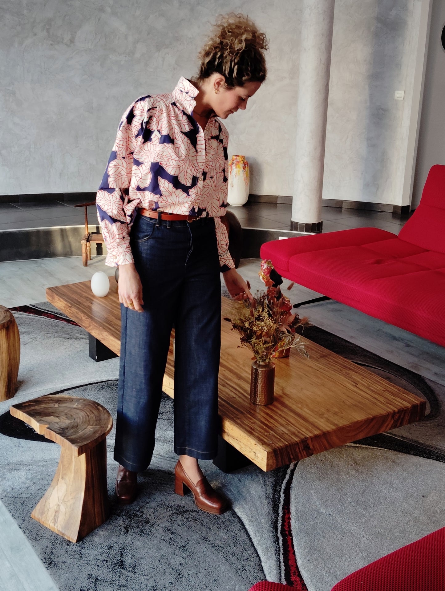 Chemise Marta Ilebleue