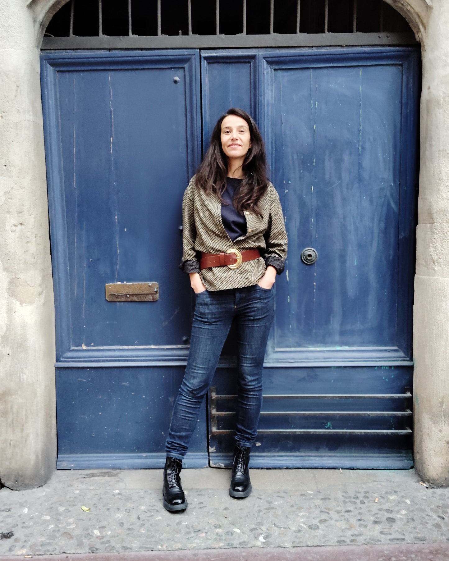 Chemisier Alexine Riz Marine