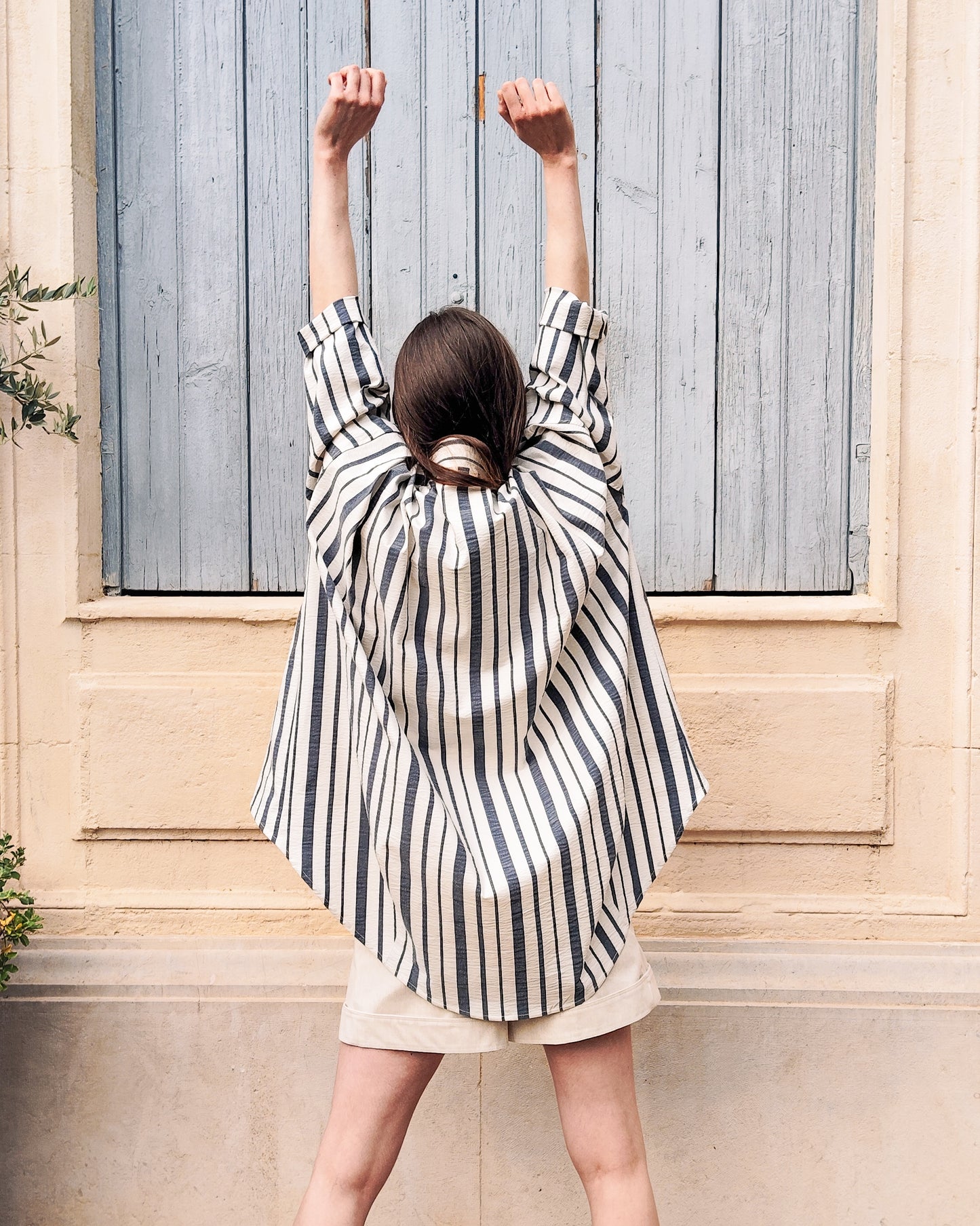 CHEMISE LISON à rayures oversize
