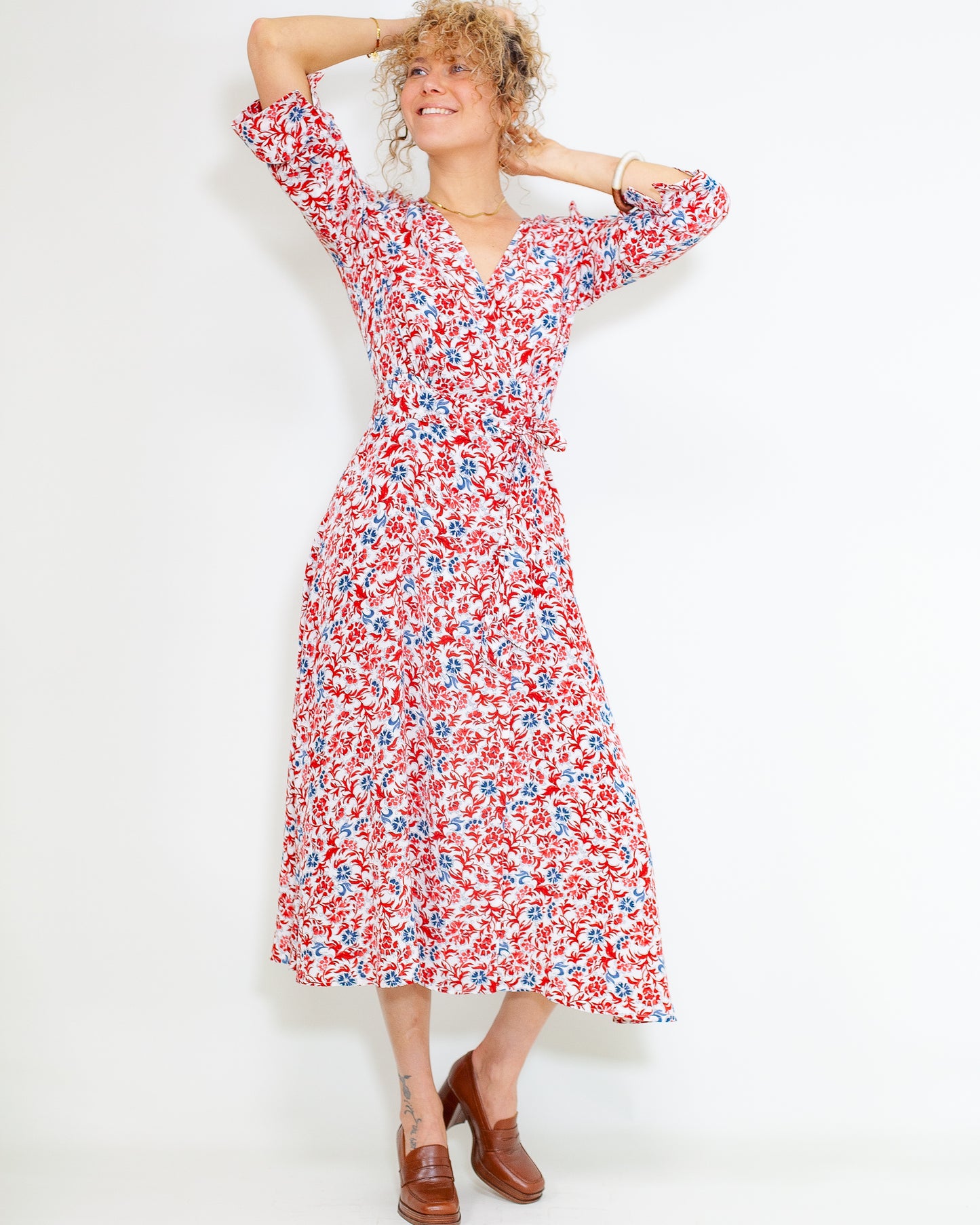 Robe Justine cache-coeur Dentelle des prés - SPECIAL