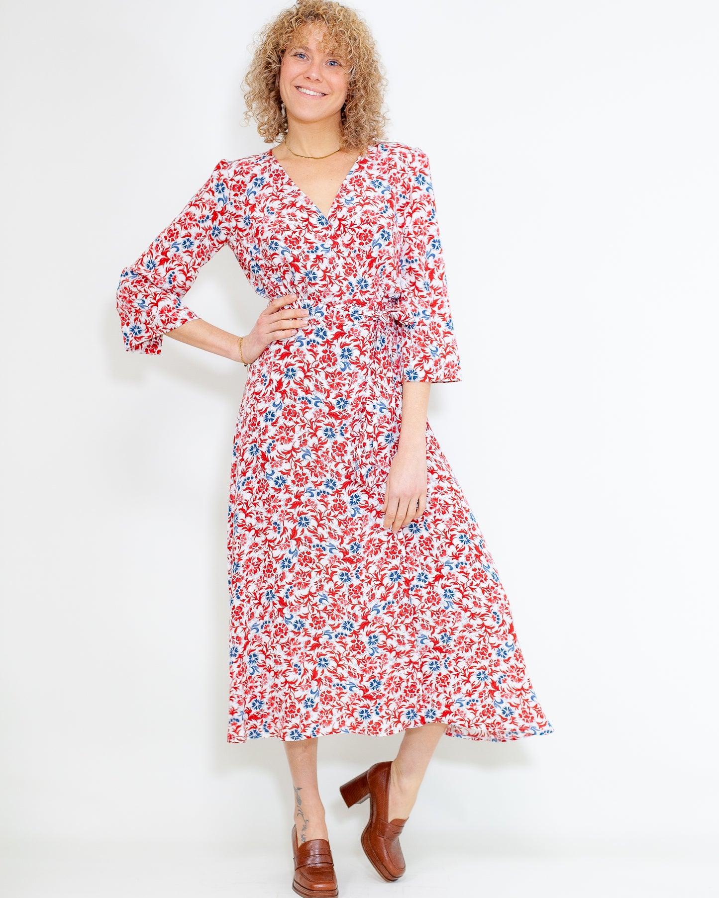 Robe Justine cache-coeur Dentelle des prés - SPECIAL