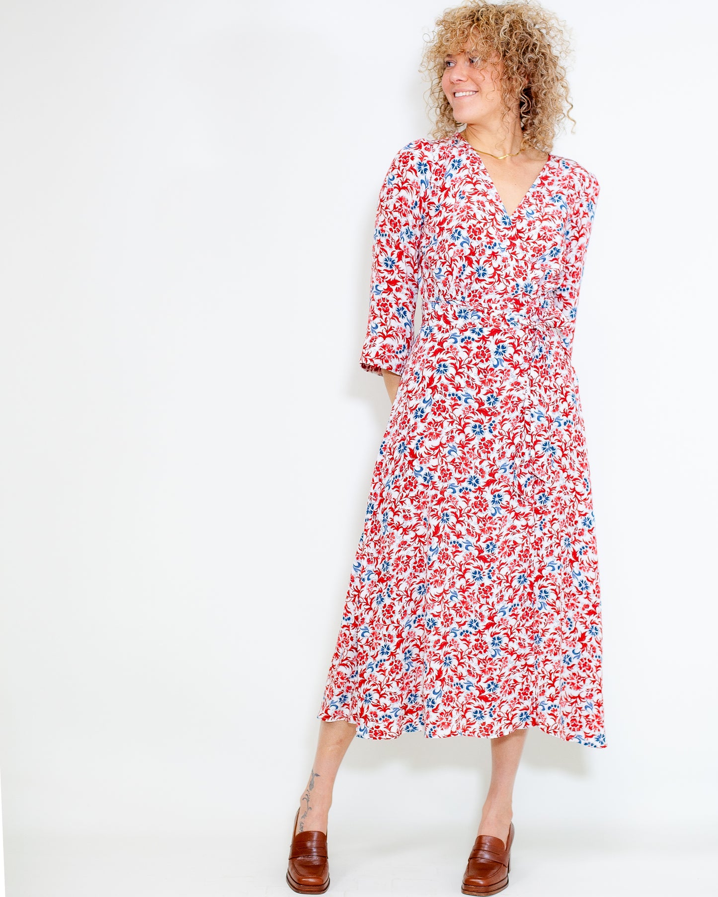Robe Justine cache-coeur Dentelle des prés - SPECIAL