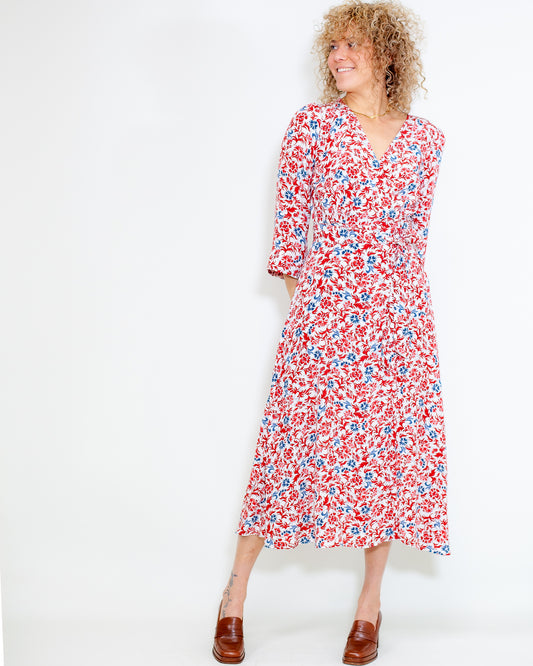Robe Justine cache-coeur Dentelle des prés - SPECIAL