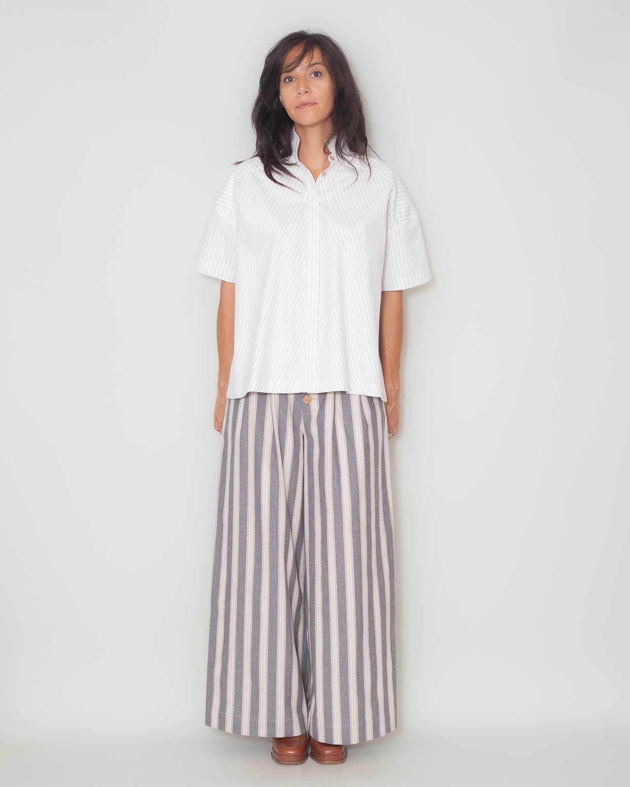 Chemise Olga Popeline Rayée