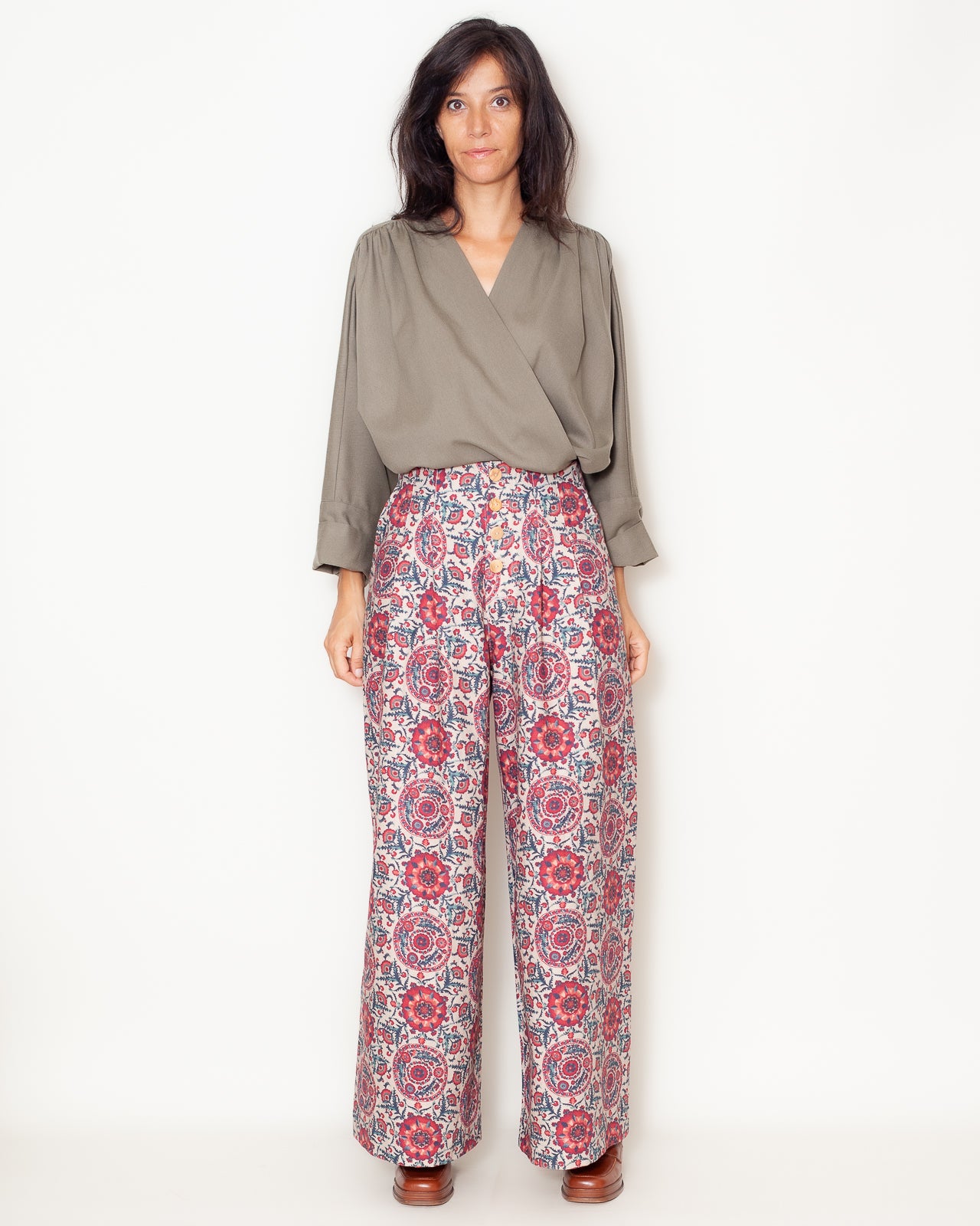 Veste Louison Laine Kaki