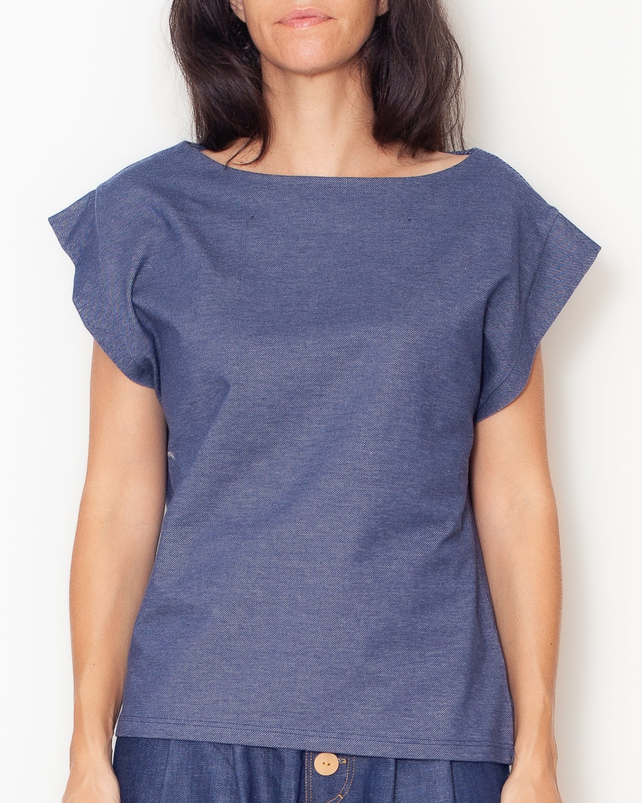 Tee-shirt Priscilla Effet Jeans Bio