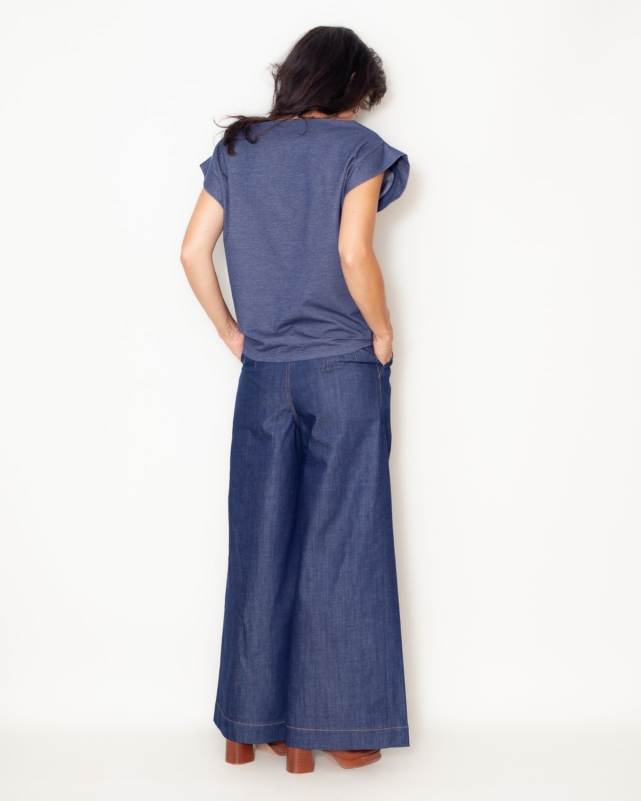 Tee-shirt Priscilla Effet Jeans Bio