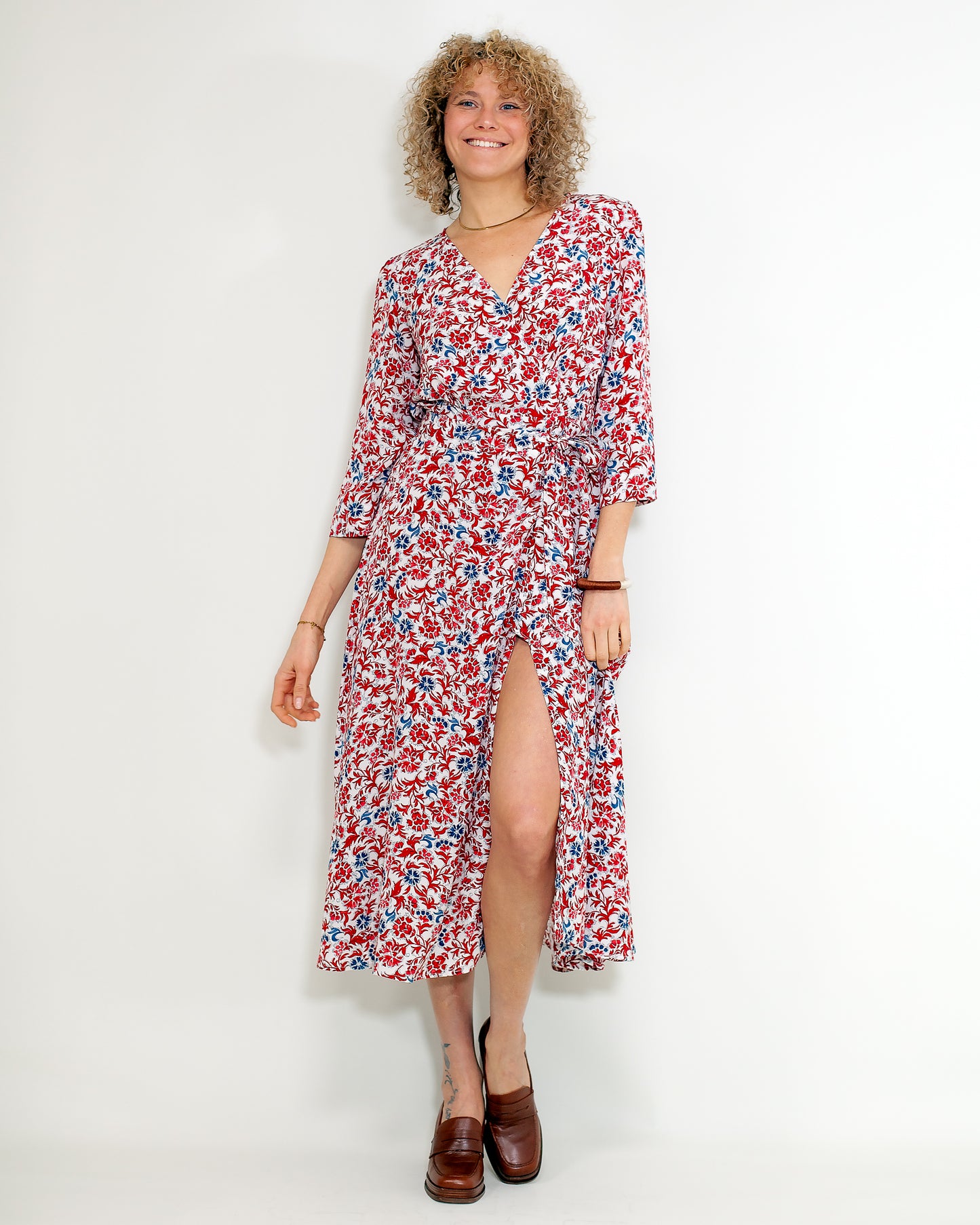 Robe Justine cache-coeur Dentelle des prés - SPECIAL