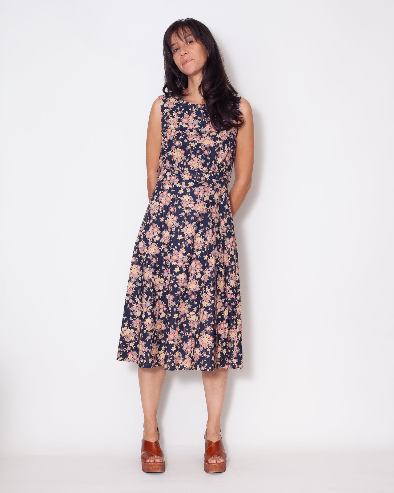 ROBE DAZY Japon Prunier Bleu