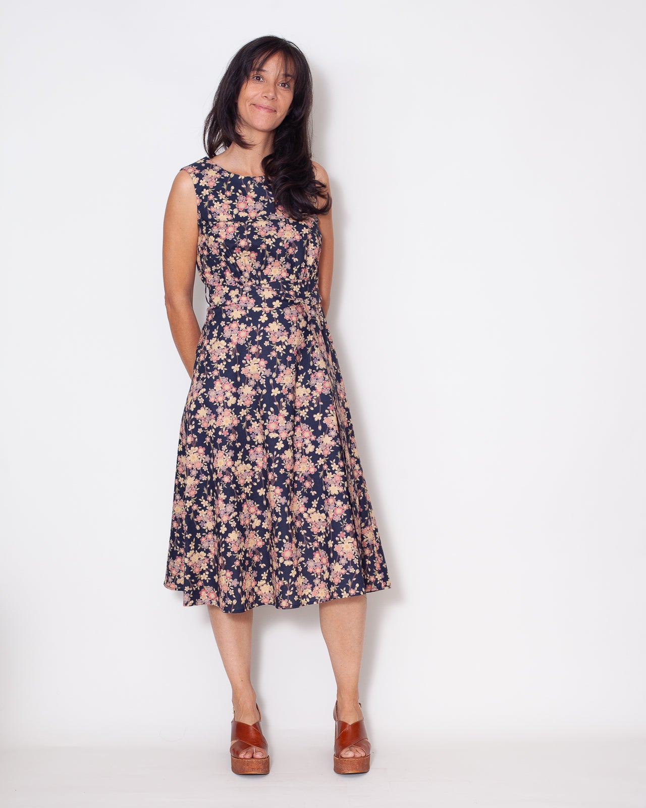 ROBE DAZY Japon Prunier Bleu