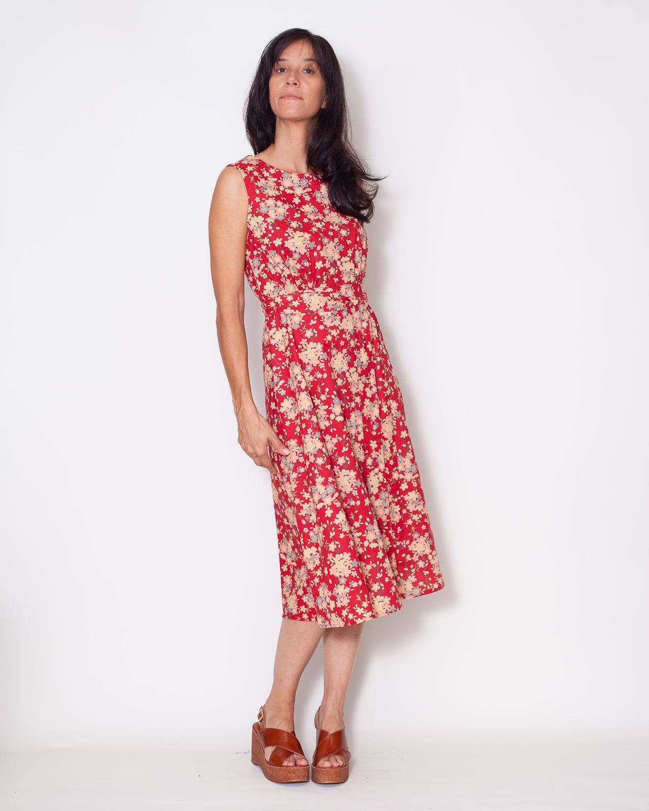 ROBE DAZY Japon Prunier Rouge