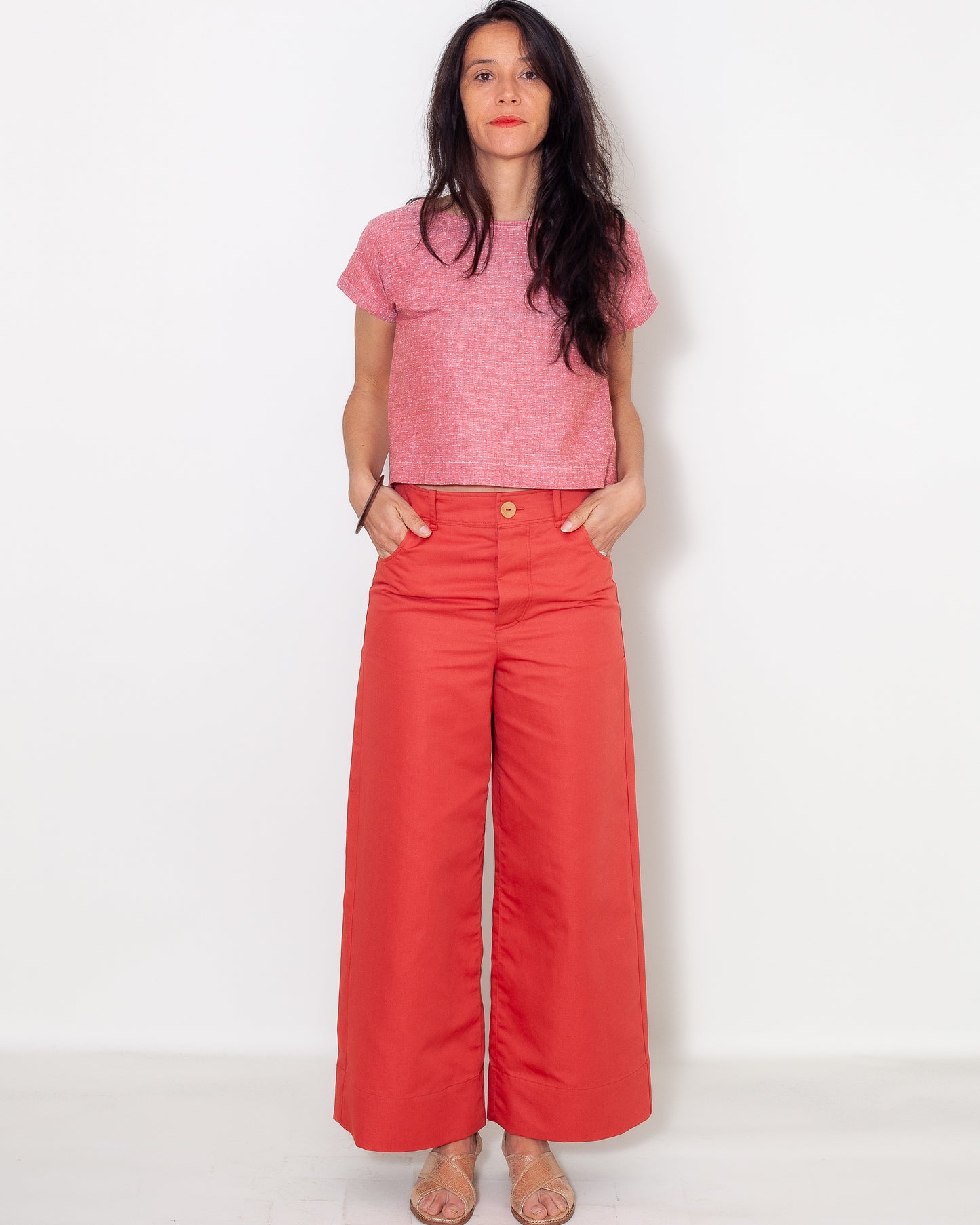 Pantalon Marinette Coton-UP Corail