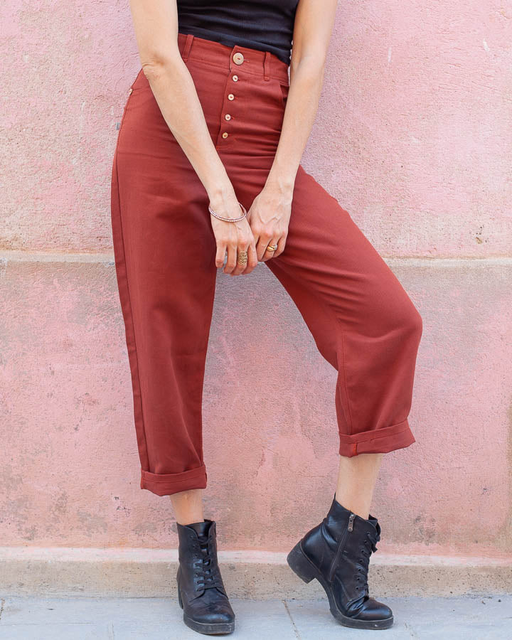 Pantalon Juliette Bio et Lin - Safran