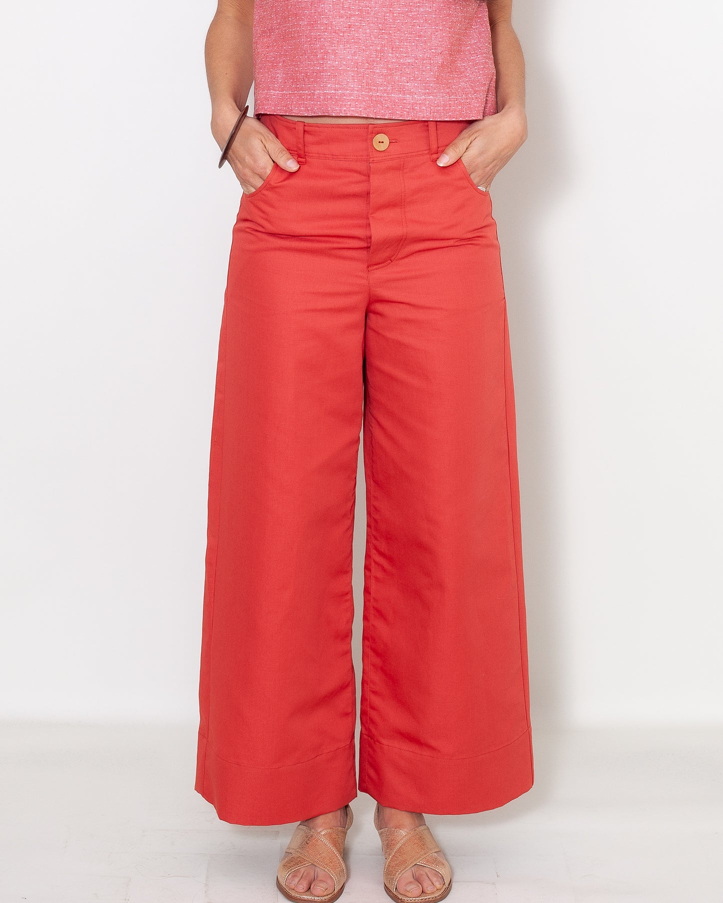 Pantalon Marinette Coton-UP Corail