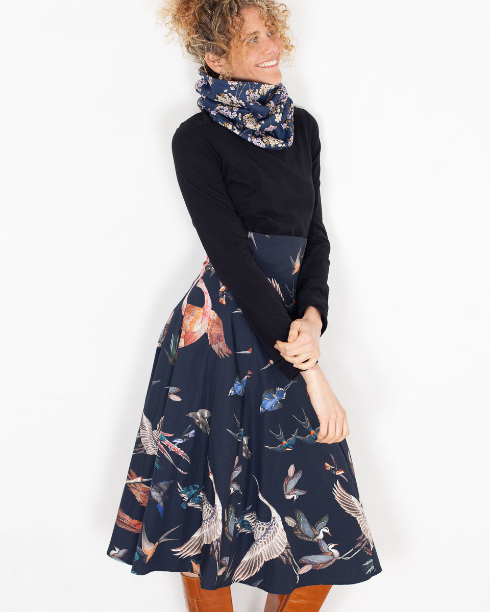Col Japon cerisier bleu
