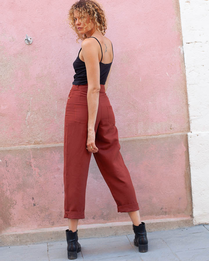 Pantalon Juliette Bio et Lin - Safran