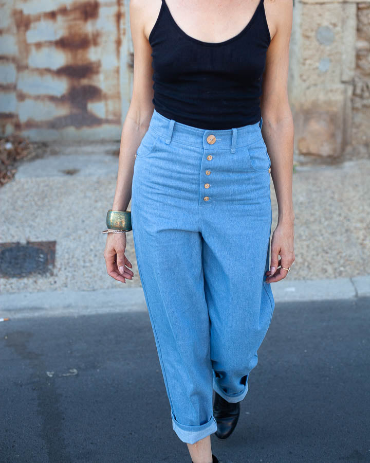 Pantalon Juliette Bio Denim clair