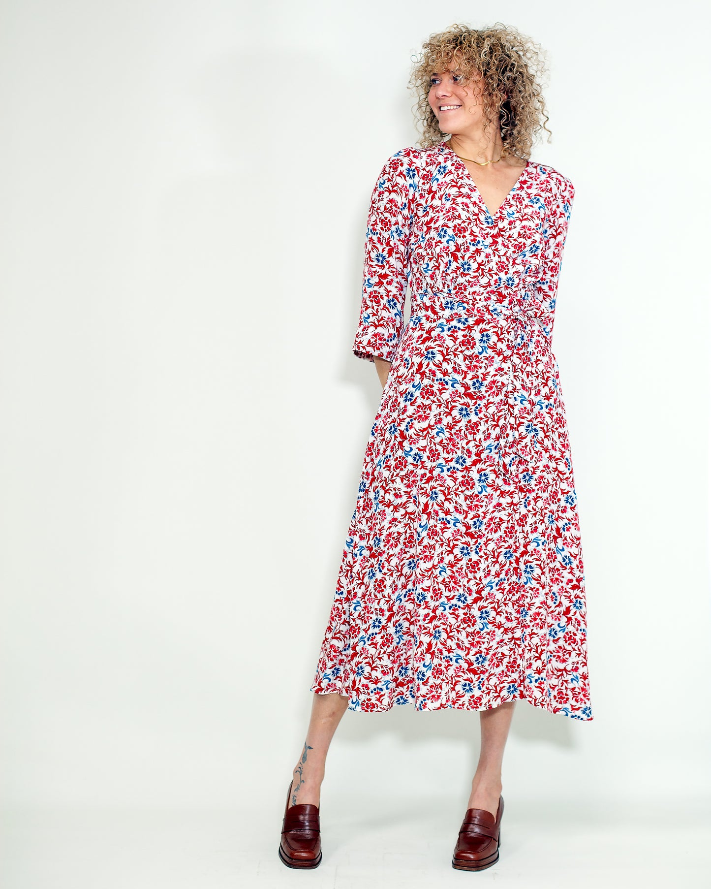 Robe Justine cache-coeur Dentelle des prés - SPECIAL