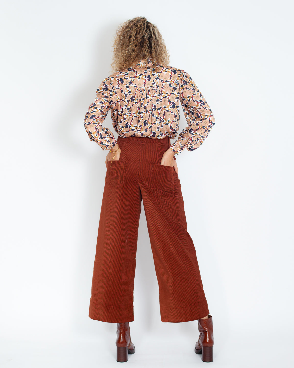 Pantalon Marinette BIO Velours Safran - PETIT DEFAUT -30%