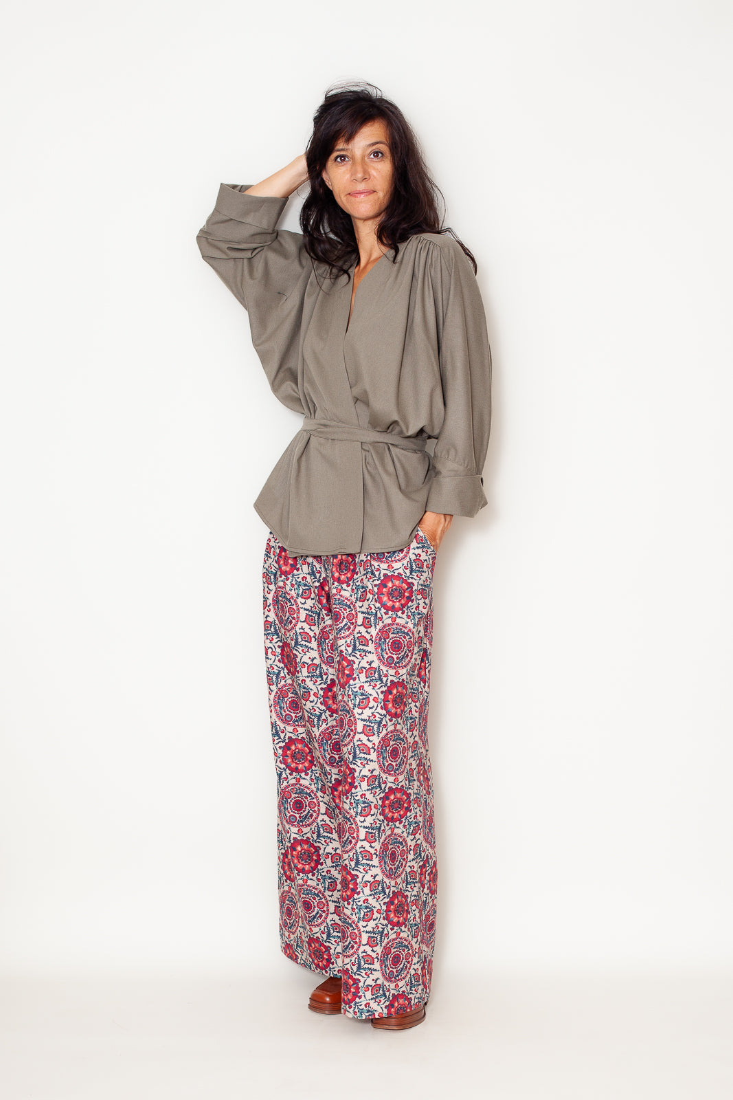 Veste Louison Laine Kaki