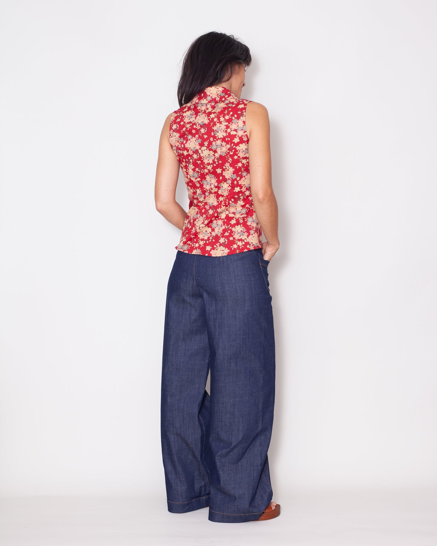 chemise Emilie été Pruniers rouges