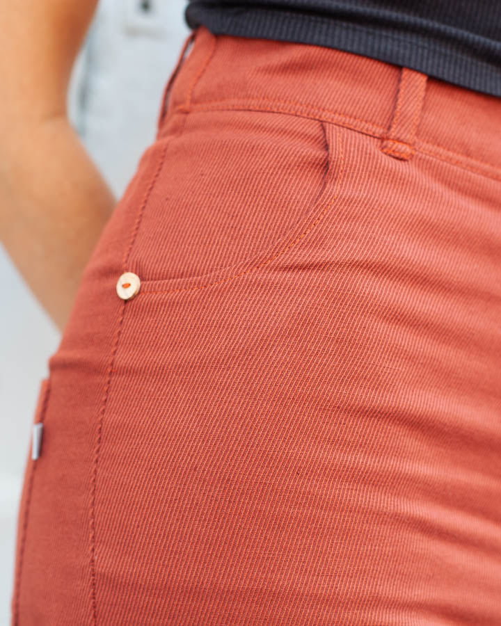 Pantalon Juliette Bio et Lin - Safran