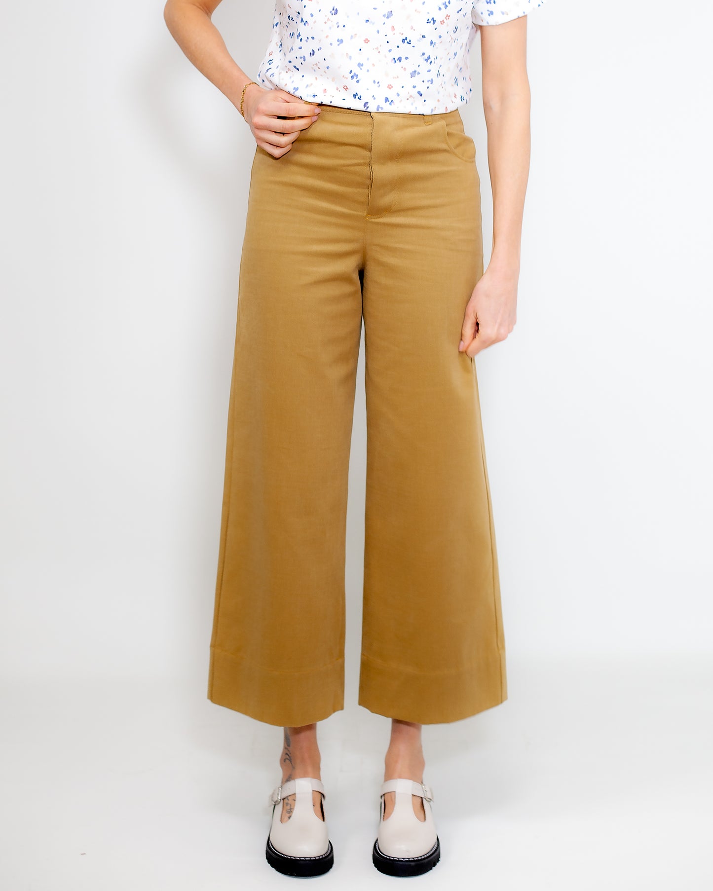 Pantalon Marinette Coton-UP Doré - DERNIERE CHANCE