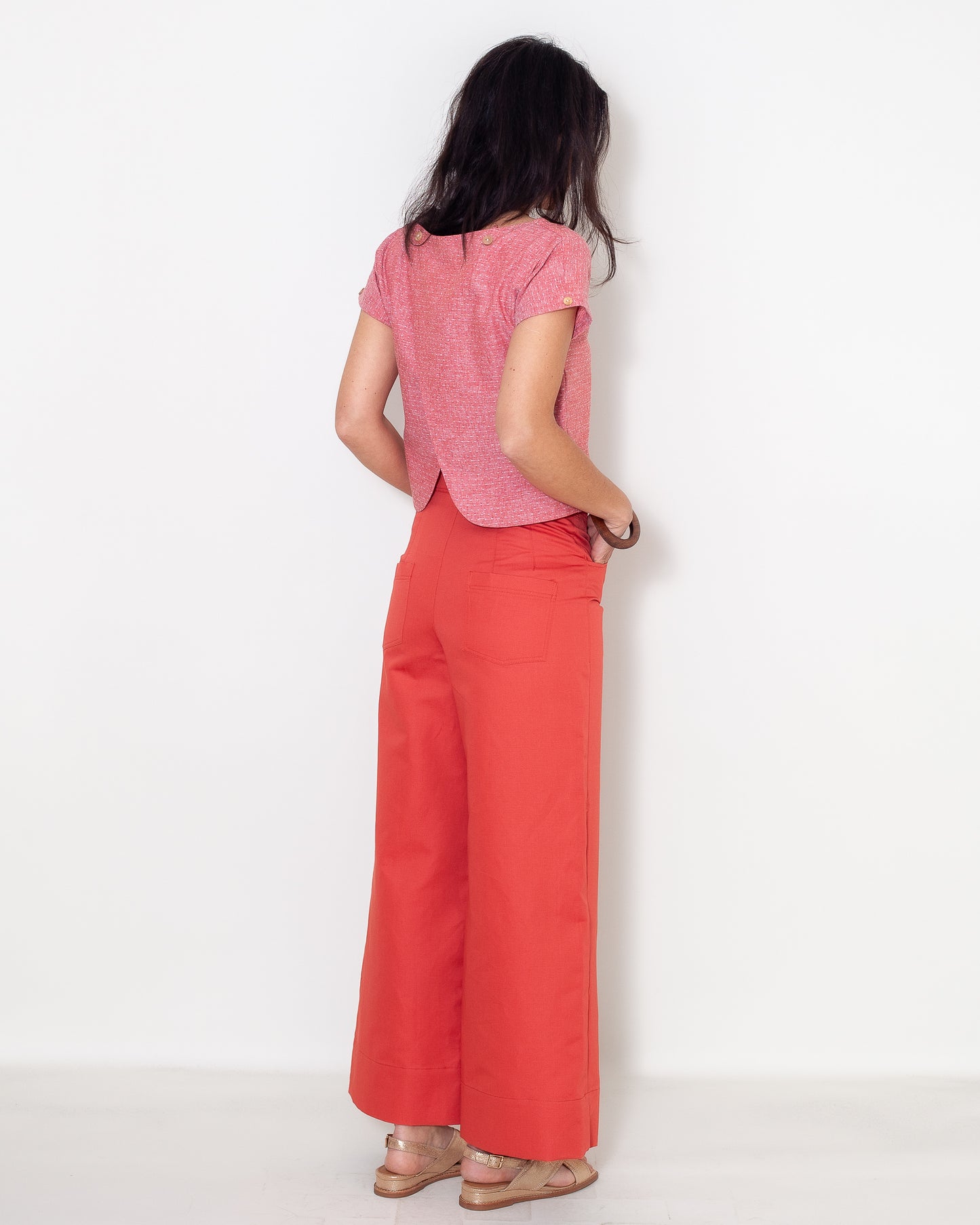 Pantalon Marinette Coton-UP Corail