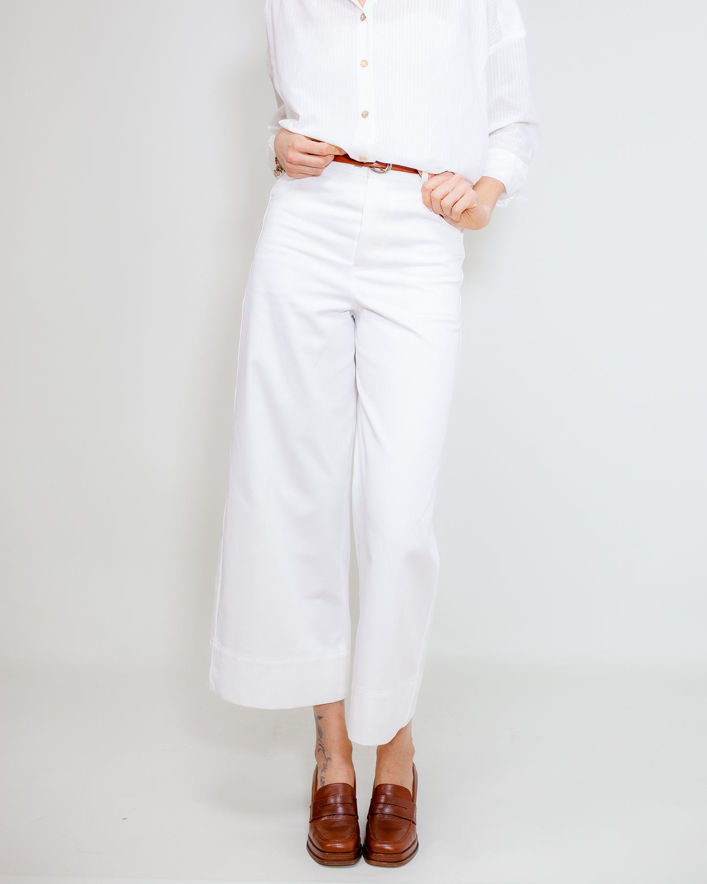 Pantalon Marinette Coton-UP Ivoire - DERNIERE CHANCE