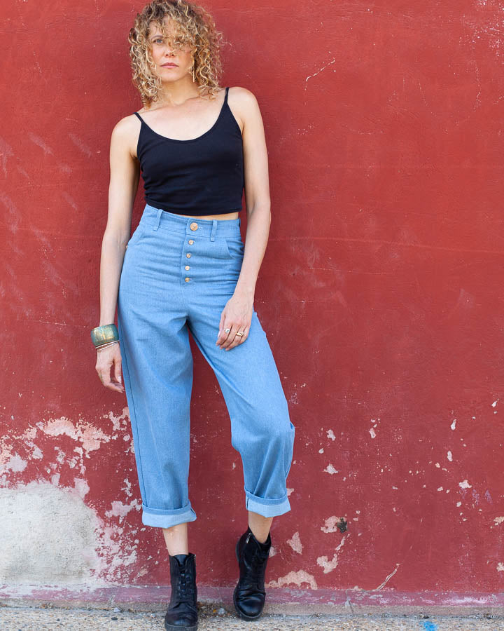 Pantalon Juliette Bio Denim clair