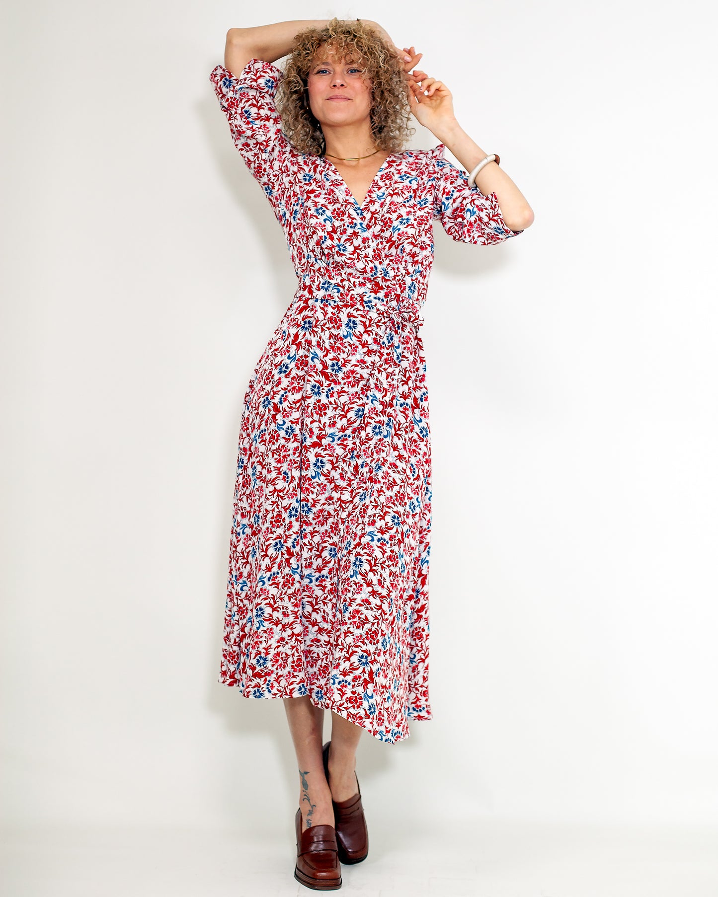 Robe Justine cache-coeur Dentelle des prés - SPECIAL