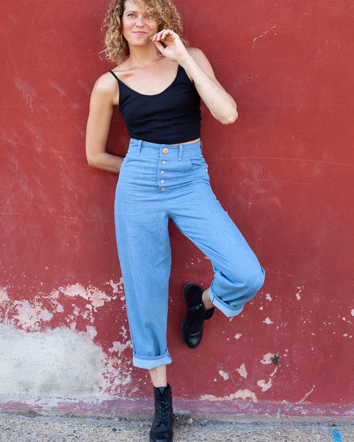 Pantalon Juliette Bio Denim clair