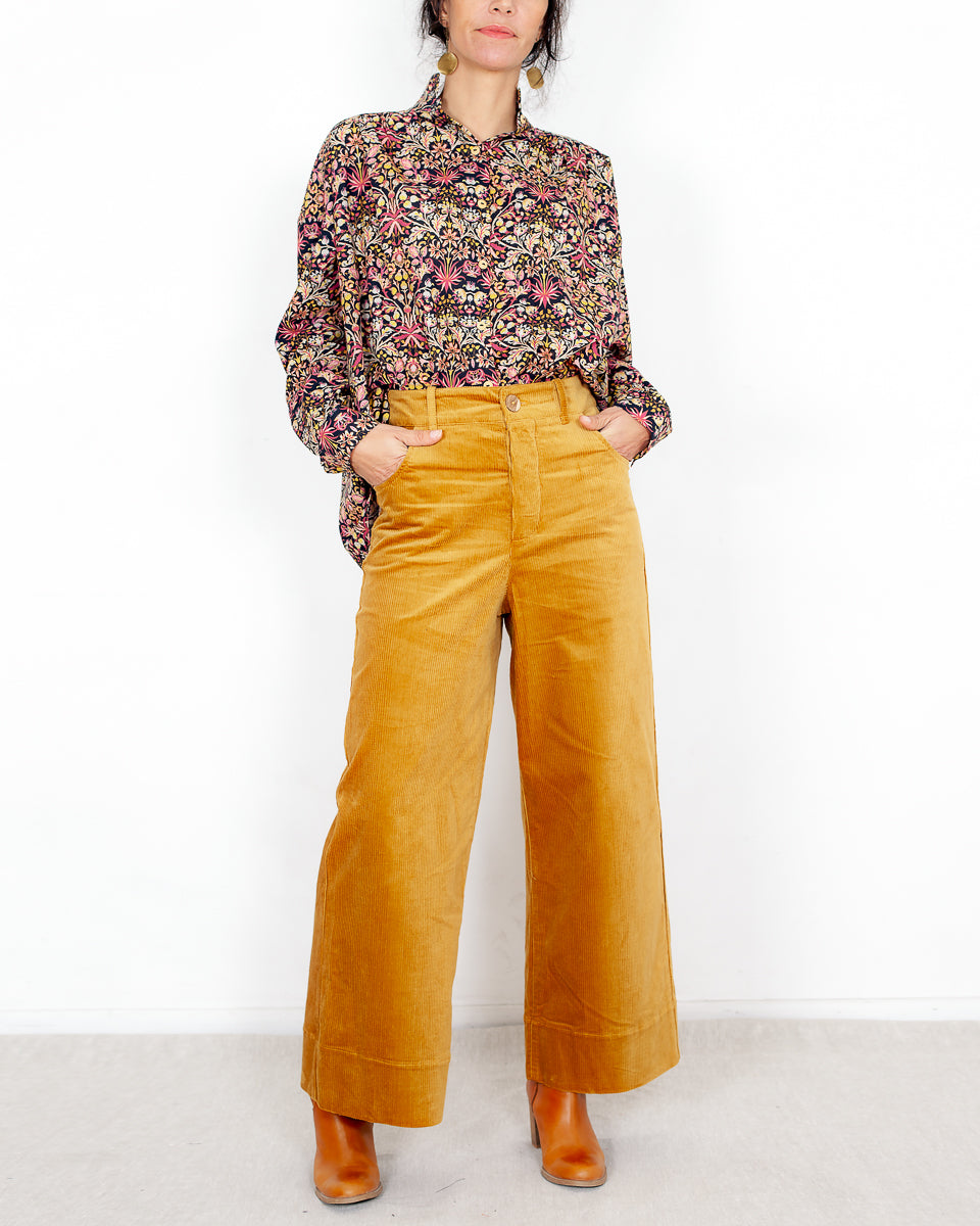 Pantalon Marinette BIO Velours "Doré"