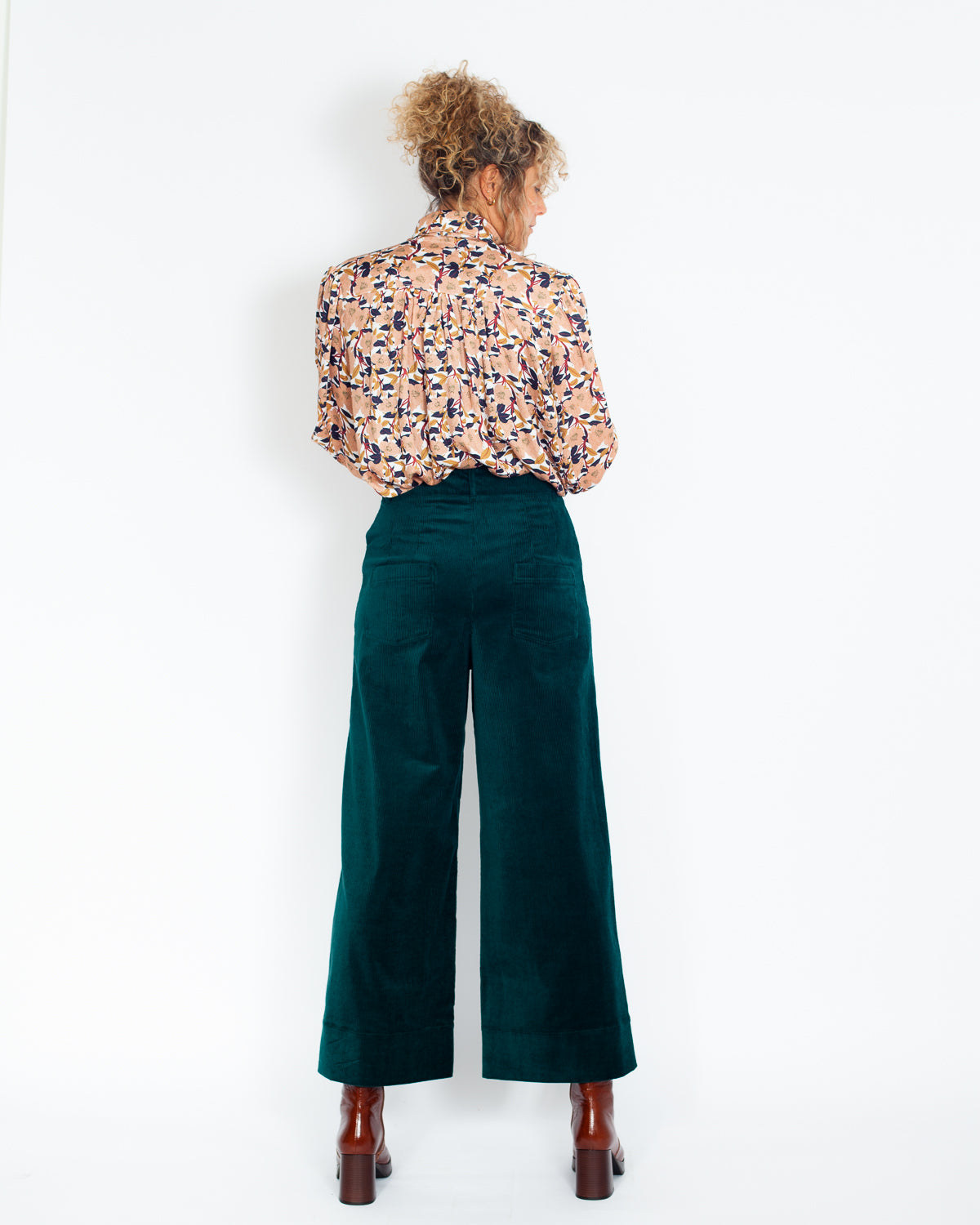 Pantalon Marinette coton BIO Velours Canard - PETIT DEFAUT -30%
