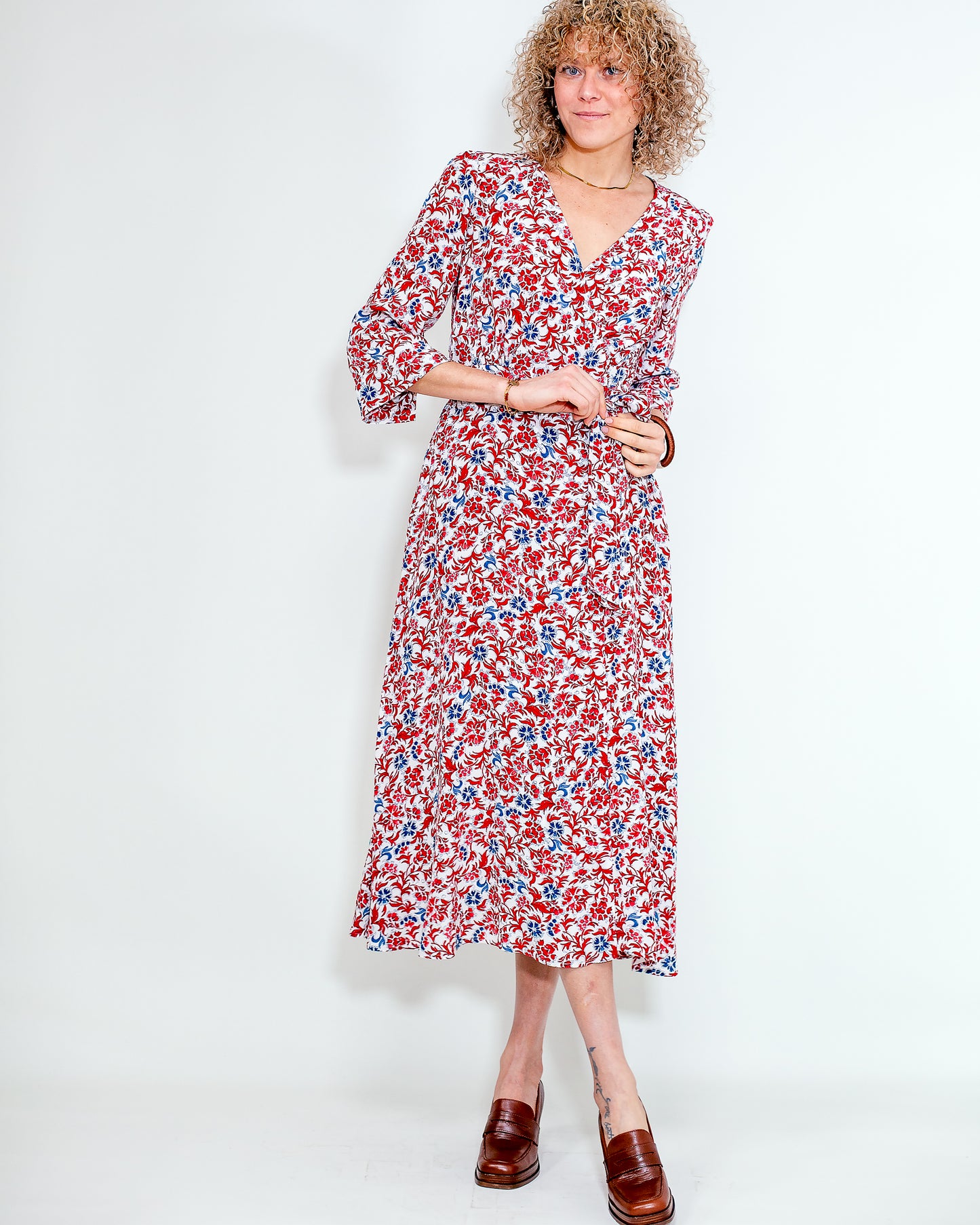 Robe Justine cache-coeur Dentelle des prés - SPECIAL