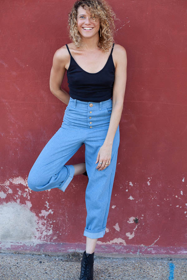Pantalon Juliette Bio Denim clair