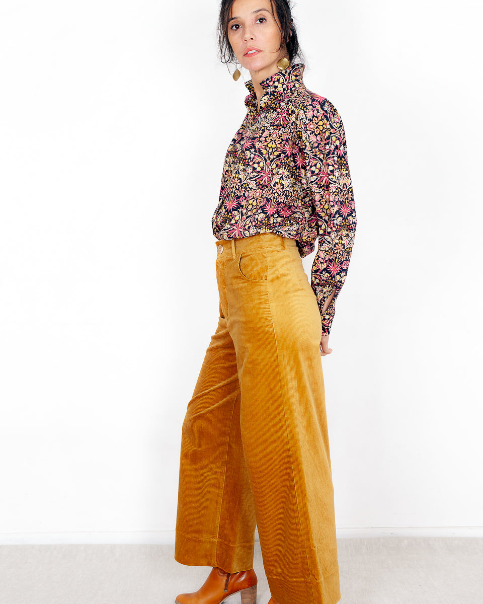 Pantalon Marinette BIO Velours "Doré"