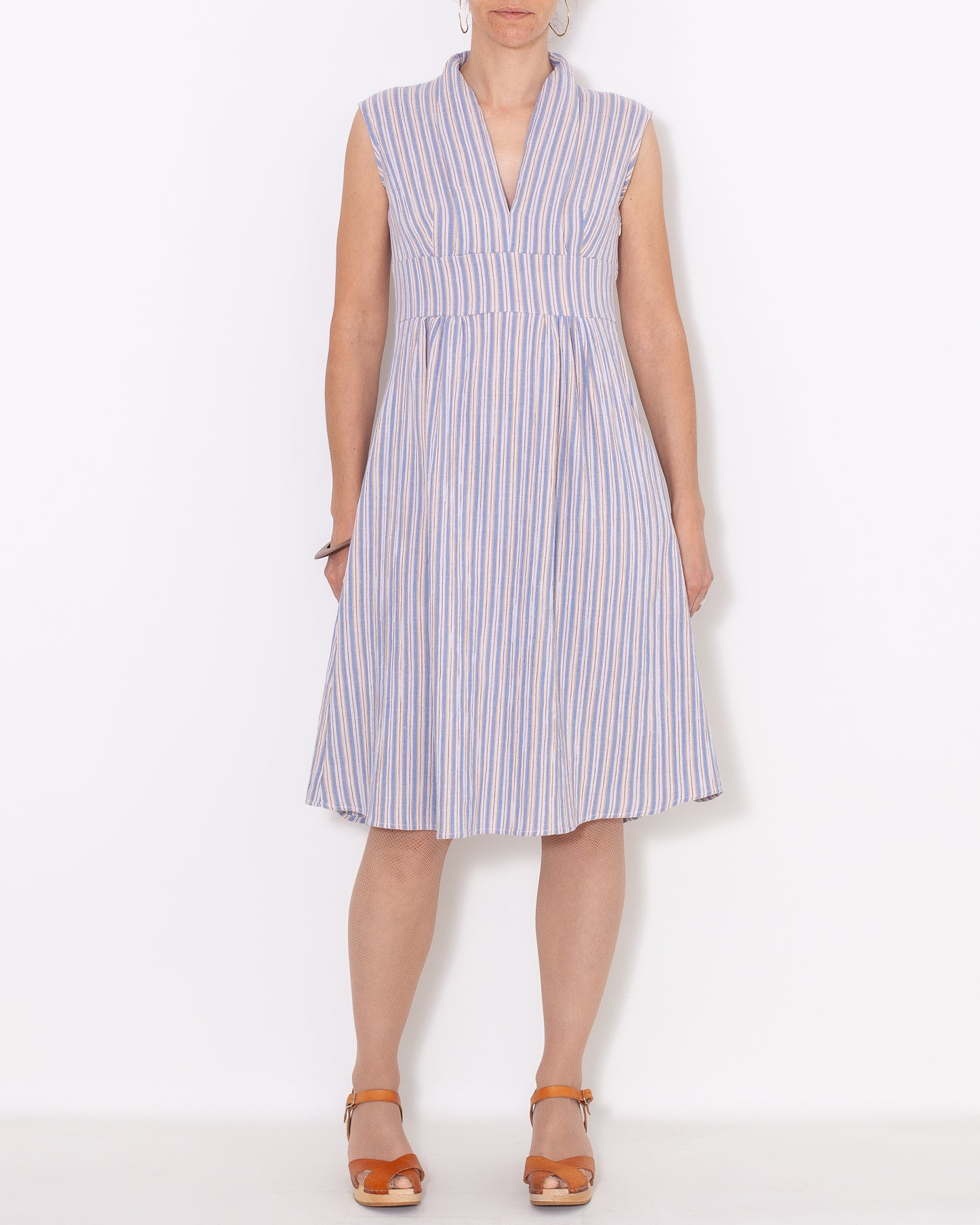 Robe Carole Rayures double gaze