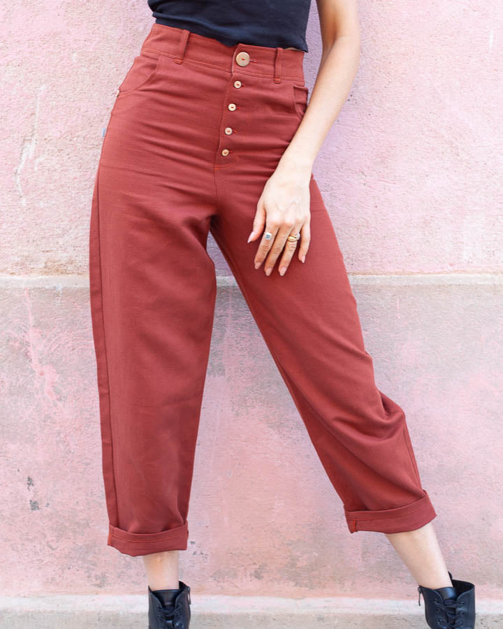 Pantalon Juliette Bio et Lin - Safran