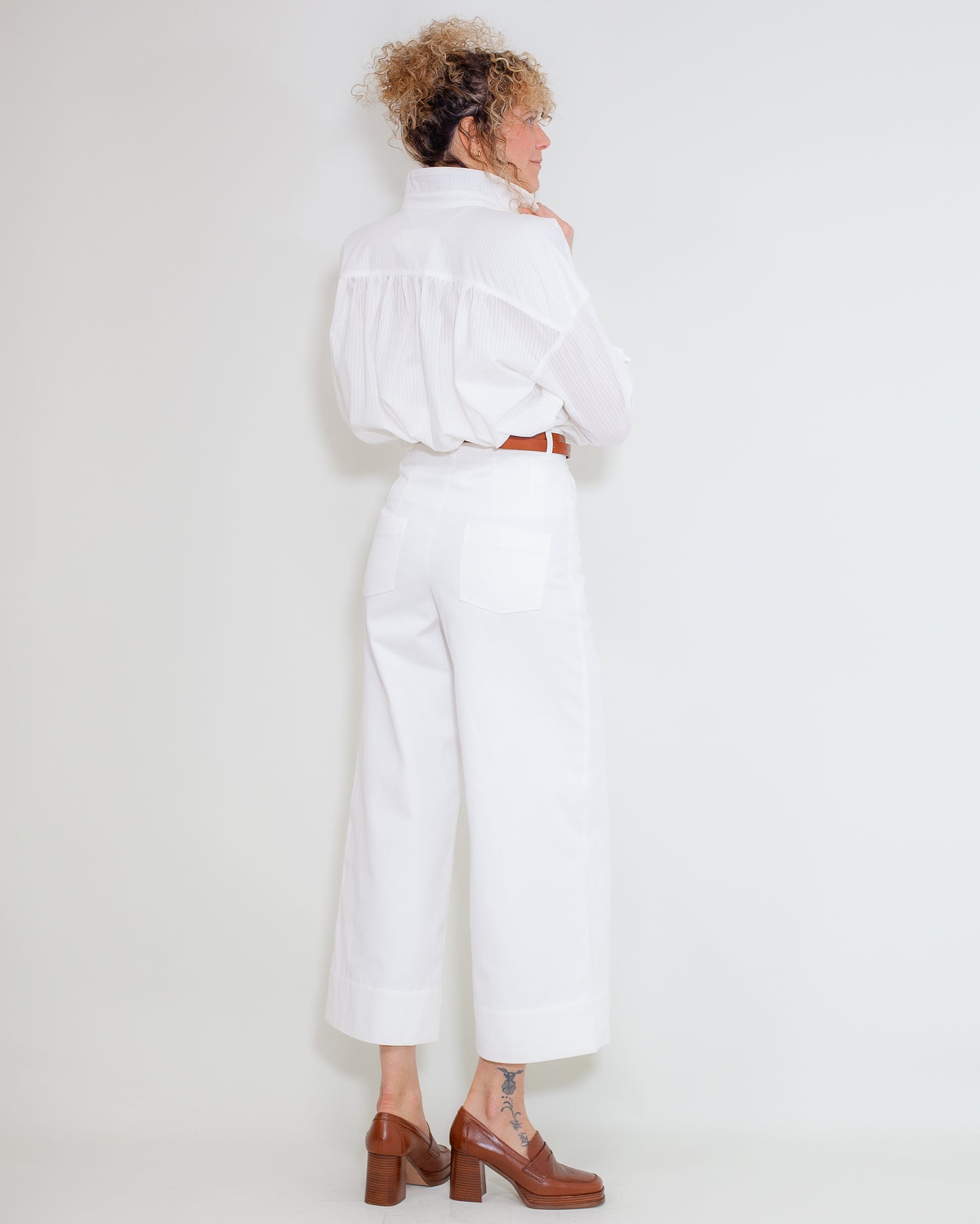 Pantalon Marinette Coton-UP Ivoire - DERNIERE CHANCE