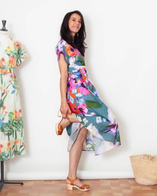 Robe Charlotte BIO flowerpower