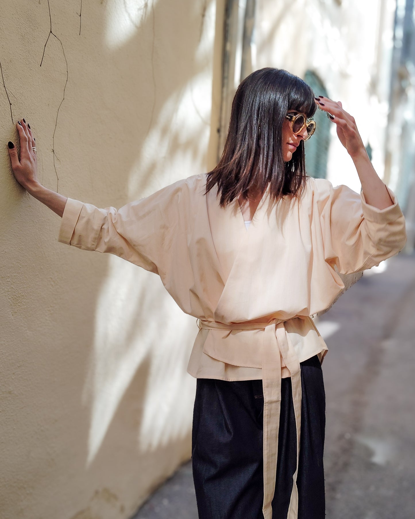 Blouse Louison rayures soleil