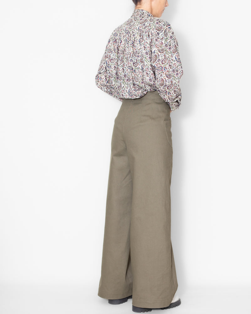 Pantalon Karine Kaki Bio