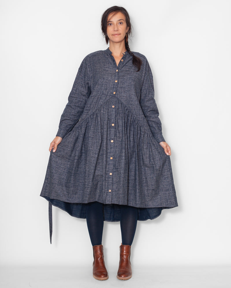 Robe Olga plumage japon