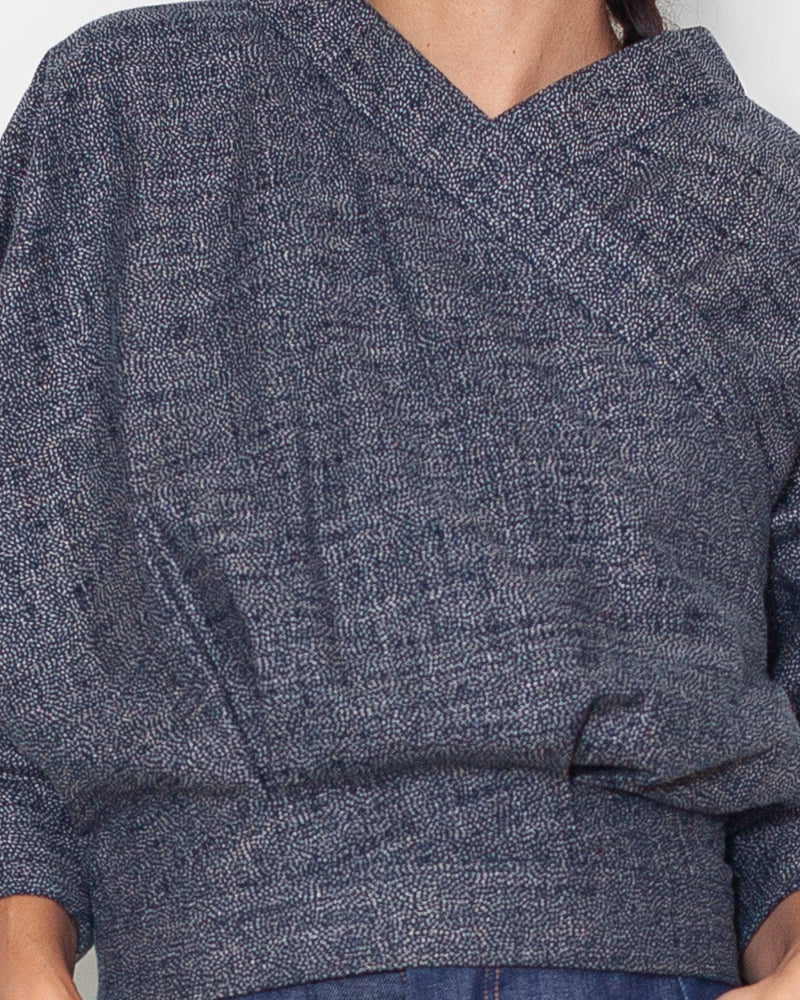 Chemisier Marina plumage japon