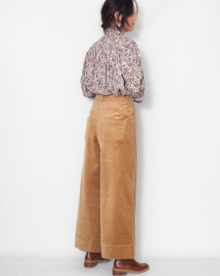 Pantalon Marinette BIO  Velours "Camel" -30% PETIT DEFAUT