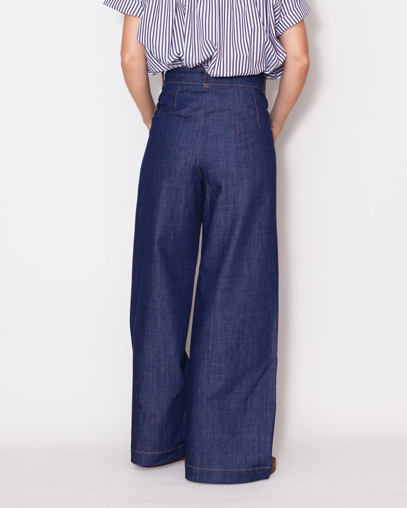 Pantalon Karine Denim Bio - ICONIQUE